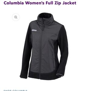 Columbia Women's Black Full Zip Jacket